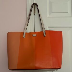 Frances Valentine Trixie Tote Orange Gradient Bag. Limited Edition.